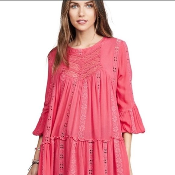 Free People Sweetest Dream Kiss Kiss Tunic Size S - Picture 12 of 12